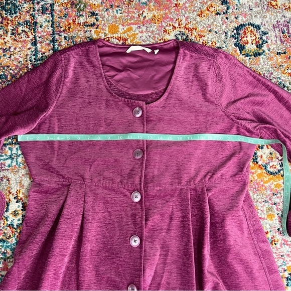 Soft Surroundings‎ Fiona Shirt Button Front Shacket Tunic Blouse Top - Picture 8 of 11